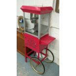 GILES AND POSNER POPCORN MACHINE, 78cm W x 155cm H.