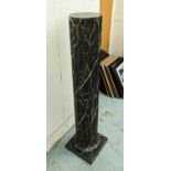 COLUMN, 118cm H, in a painted marble effect.