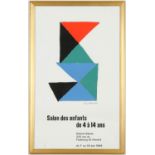 SONIA DELAUNAY, Salon des Enfants, screenprint, signed in the plate, 1966, printed by Imperial