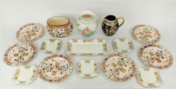 WEDGWOOD PLATES, a set of six, 21cm diam Chinoiserie design with Imari type colours and gilding