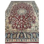 VINTAGE PERSIAN KERMAN CARPET, 362cm x 232cm.