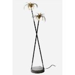 PALM TREE FLOOR LAMP, 26cm H, 1960s French style.