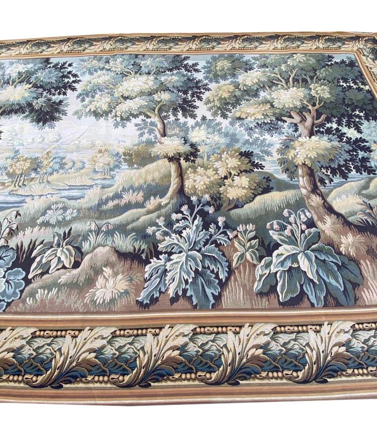 FLEMISH DESIGN TAPESTRY, 390cm x 220cm. - Image 4 of 7