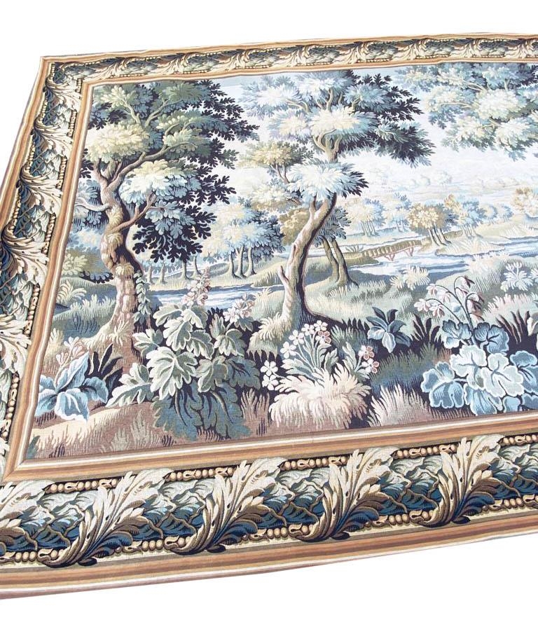 FLEMISH DESIGN TAPESTRY, 390cm x 220cm. - Image 6 of 7