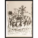 PABLO PICASSO, 'Viva La Paix', lithograph on Johannot Paper, 63cm x 47cm, signed in plate, published