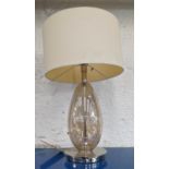 R V ASTLEY TABLE LAMP, with shade, 61cm H.