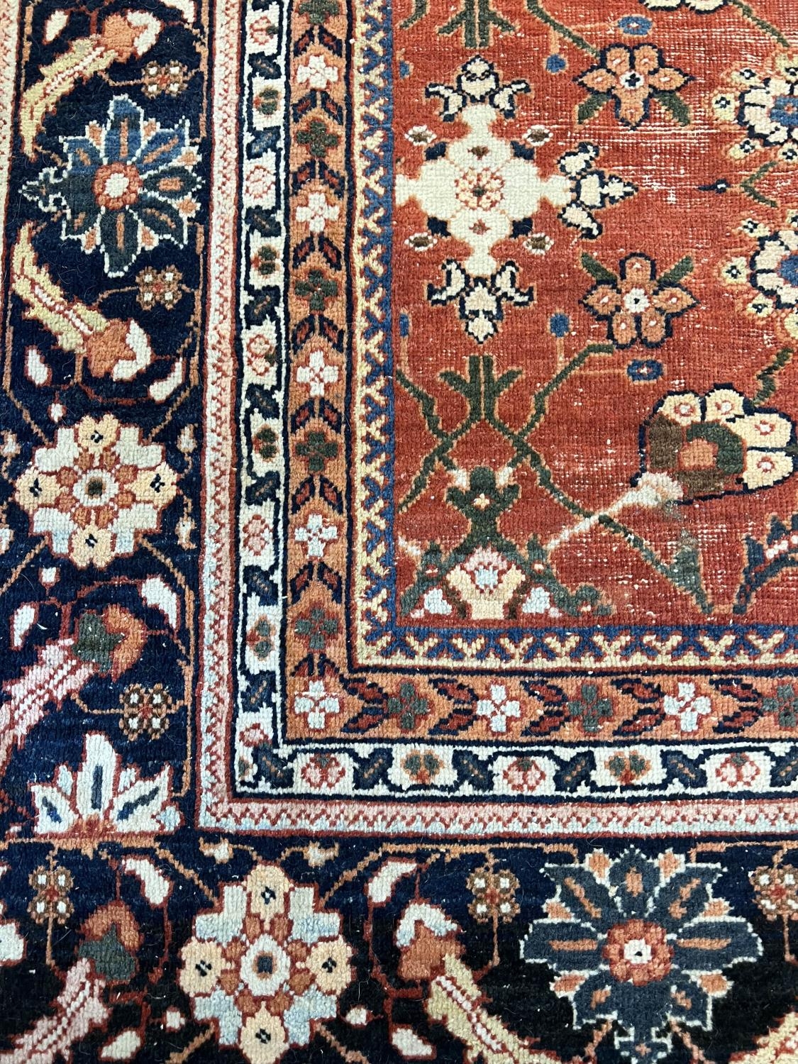 ANTIQUE MAHAL CARPET, 365cm x 282cm. - Image 3 of 6