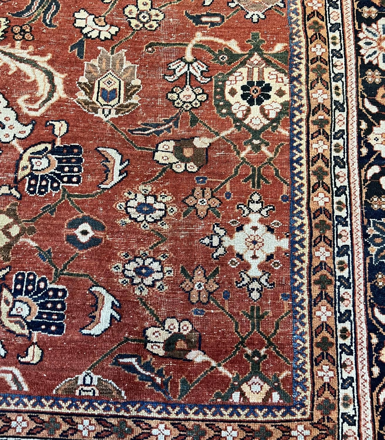 ANTIQUE MAHAL CARPET, 365cm x 282cm. - Image 5 of 6