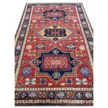 LESGHI KAZAK RUG, 220cm x 140cm.