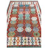 CONTEMPORARY QASHQAI DESIGN KILIM, 243cm x 171cm.