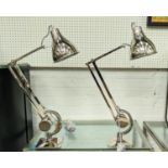 JULIAN CHICHESTER SLY READING LAMPS, a pair, each approx 55cm H. (2)