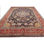 FINE PERSIAN MAHAL CARPET, 380cm x 277cm.