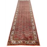 FINE PERSIAN BIJAR RUNNER, 291cm x 87cm.