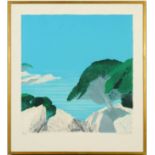 ROGER MUHL, Paysage, South of France, handsigned lithograph, artist proof, Mourlot stamp bottom