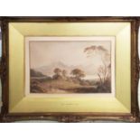JOHN VARLEY (1778-1842), 'View of Snowdon', watercolour, 22cm x 32cm, signed lower left, framed.