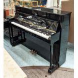 YAMAHA UPRIGHT PIANO, 145cm W x 54cm D x 115cm H.