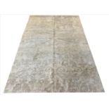 CARPET BY KNOTS RUGS, 275cm x 183cm, wool and silk.