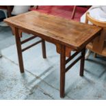 CHINESE ALTAR TABLE, 104cm x 51cm x 75cm, antique firwood.