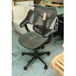 HERMAN MILLER MIRRA CHAIR, by Studio 7.5, fully adjustable, 111cm at tallest.