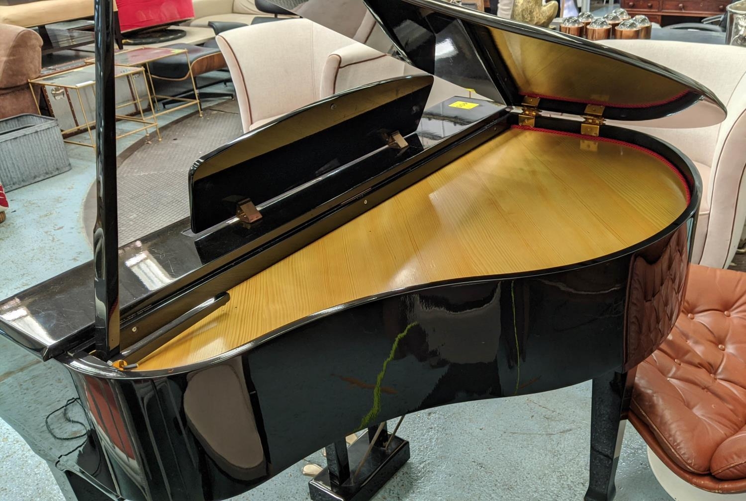 GEM BABY GRAND ELECTRIC PIANO, 140cm W x 110cm D x 96cm H. - Image 7 of 10