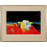 NICHOLAS DE STAEL, Paysage, numbered off set lithograph, 45.5cm x 65cm. (Subject to ARR - see Buyers