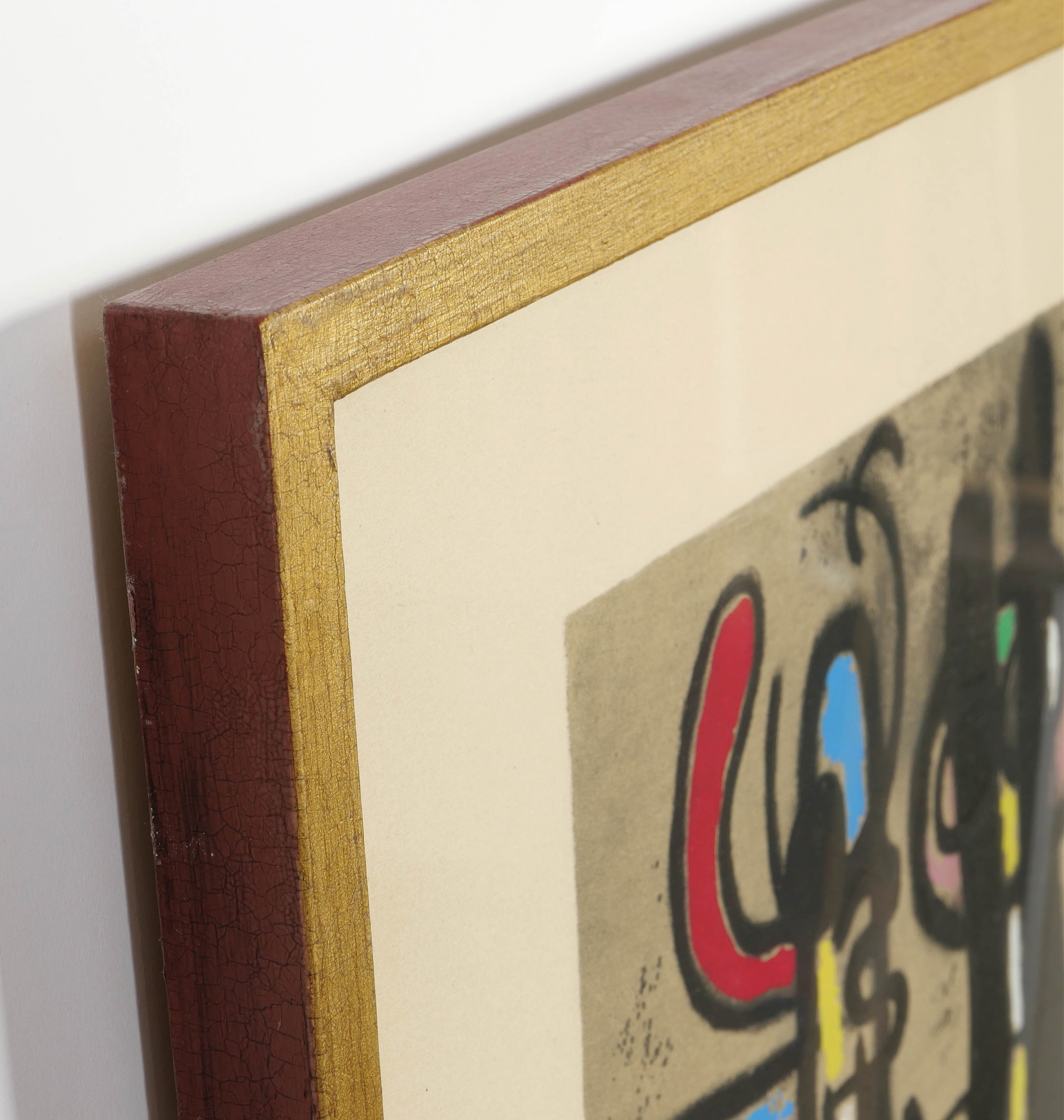 JOAN MIRO, a set of five signed in the plate, abstract pochoirs, stamped signature, numbered edition - Image 7 of 7