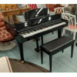 GEM BABY GRAND ELECTRIC PIANO, 140cm W x 110cm D x 96cm H.