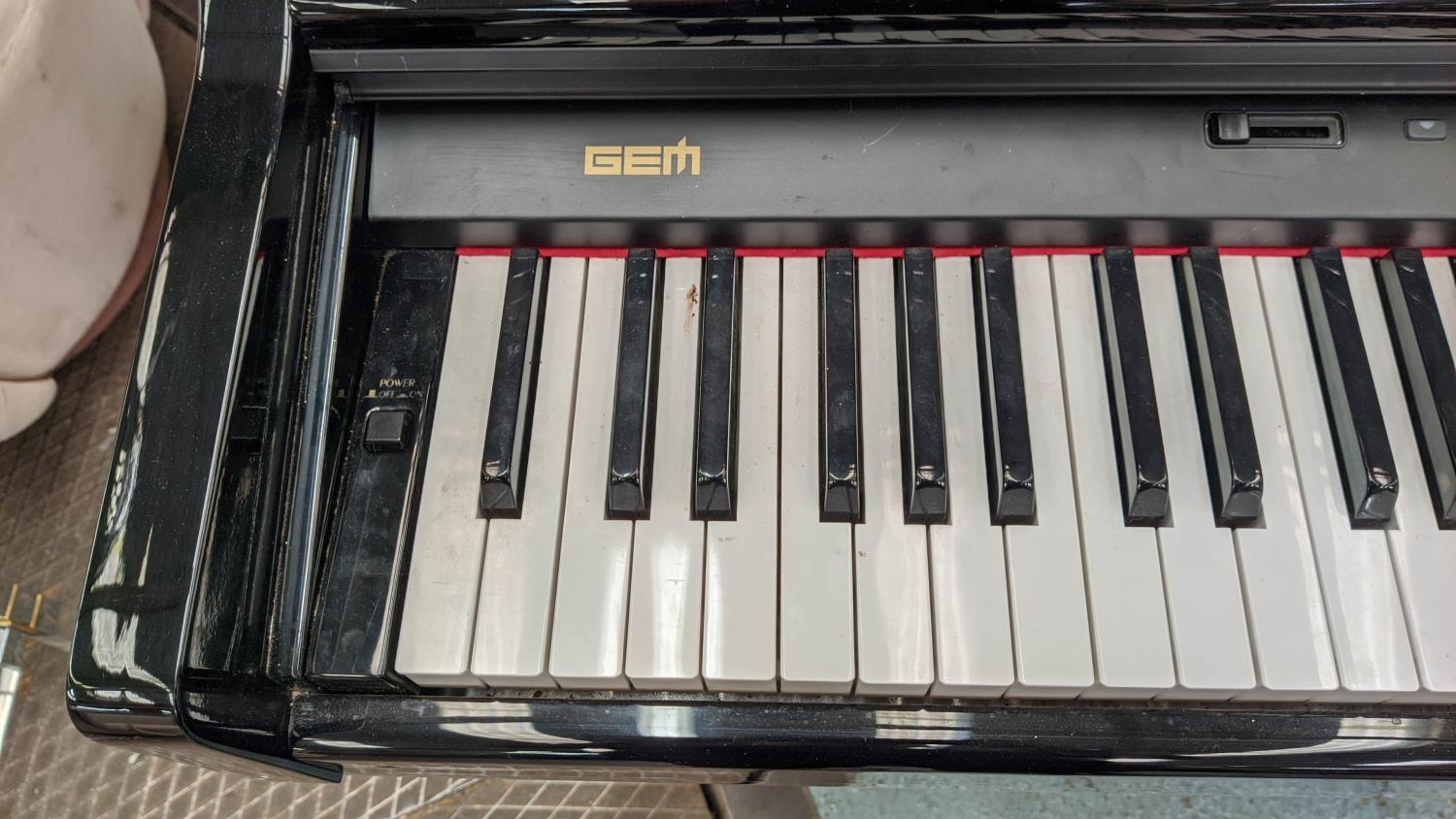 GEM BABY GRAND ELECTRIC PIANO, 140cm W x 110cm D x 96cm H. - Image 2 of 10