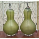 JULIAN CHICESTER 'TASSIA' TABLE LAMPS, a pair, each 55cm H. (2)
