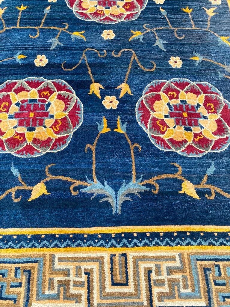 TIBETAN TEMPLE CARPET, 365cm x 240cm. - Image 4 of 4