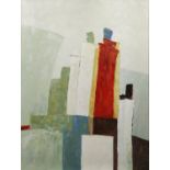 20TH CENTURY SCHOOL, Abstract, oil on canvas, 96cm x 72cm, signed and dated.