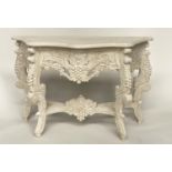 VINE CONSOLE TABLE, 121 cm W x 81cm H x 39cm D Vintage Louis XV style hand carved and