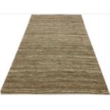 CONTEMPORARY NATURAL JUTE CARPET, 284cm x 163cm.