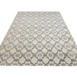 CONTEMPORARY SILK AND WOOL CARPET, 300cm x 240cm.