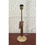PAOLO MOSCHINO LUTHER TABLE LAMP, brass finish, 65cm at tallest.