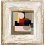 BEN NICHOLSON, Abstract pochoir in eleven colours on wove paper, executed in 1953 after original