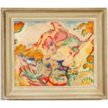 OTHON FRIESZ, La Ciotat, Provence, lithograph, signed in the plate, Mourlot, French vintage frame,