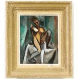 PABLO PICASSO, Nude, rare pochoir and lithograph : edition 260, suite: Eventail, 27.5cm x 21cm. (