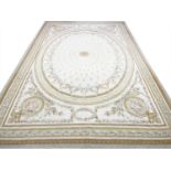 FINE SAVONNERIE DESIGN AUBUSSON CARPET, 490cm x 325cm.