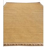 JUTE CARPET, 400cm x 300cm, tapestry style border.