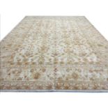 FINE TABRIZ HAJI-JALLILY DESIGN CARPET, 406cm x 300cm.