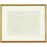 HENRI MATISSE, collotype F8, Seated Woman, signed in the plate, edition: 950, printed by Martin