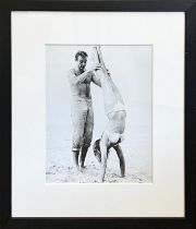 GETTY IMAGES GALLERY, '007 catches Ursula, 1962', 35cm x 27cm, framed.