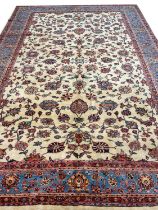 FINE ISPHAHAN DESIGN CARPET, 357cm x 256cm