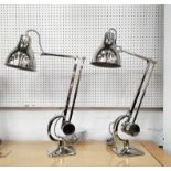 JULIAN CHICHESTER 'SLY' COUNTER BALANCE LAMPS, a pair, 90cm high, 15cm wide, 15cm deep (2)