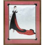 ERTÉ (Russian/French 1892-1990), 'Cayenne', limited edition print 169/200, 56cm x 38cm, framed.
