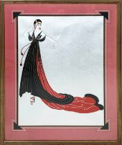 ERTÉ (Russian/French 1892-1990), 'Cayenne', limited edition print 169/200, 56cm x 38cm, framed.