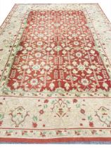 FINE SOUMAK KHOTAN DESIGN CARPET, 340cm x 232cm.