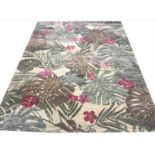 FINE CONTEMPORARY 'TROPICAL' WOOL CARPET, 302cm x 244cm.