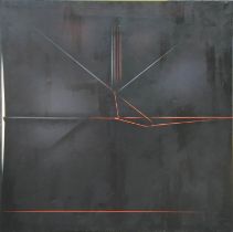 MAURIZIO BOTTARELLI (Born Fidenza, Italy, 1943), 'Abstract', oil on canvas, 150cm x 150cm, Signed